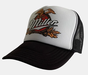Miller Beer Retro Trucker Mütze Snapback Mesh Cap Vintage Otto - Bild 1 von 9