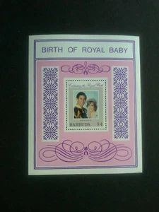 Nacimiento Royal Baby, Barbuda 1982, Hoja Bloque Nueva, MNH** - Imagen 1 de 1