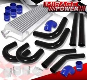 2.5" 8Pc Piping Pipe Kit + Turbo Intercooler + Silicone Couplers +T-Bolt Clamps - Picture 1 of 4
