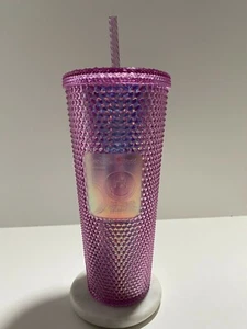 New Disney World Starbucks 50th Anniversary Pink Geometric Tumbler - Picture 1 of 8