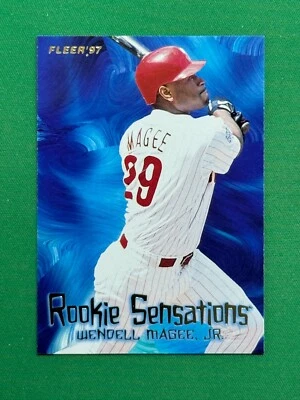 1997 Fleer Series 1 Baseball #16 of 20 Wendell Magee Jr RC Rookie Sensations - Image 1 of 2