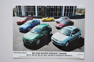 Foto Stampa Auto - Gamma Prodotti Rover - Rover 25, 45 e 75 - Foto 1 di 1