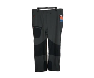 Outdoor Shaping Hiking Soft Shell Pants Gray Adjustable Waist Women's 43 x 31 - Picture 1 of 10