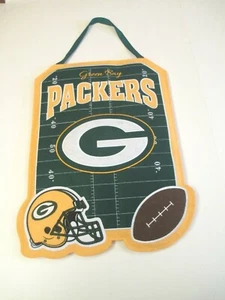 Appendiabiti da parete NFL Green Bay Packers calcio grande tessuto artistico cucito uomo Cave Rogers - Foto 1 di 8
