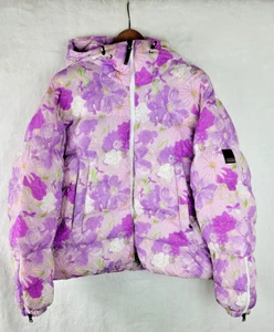Bogner Fire+Ice Love Shack Fancy Raissa 2 Purple Floral Coat Size XXL /14 - Picture 1 of 19