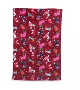 Vera Bradley Holiday Hounds Throw Blanket 80” X 50” NWT - Picture 1 of 2