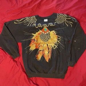 Vintage Hand Decorated Crewneck  - Picture 1 of 6