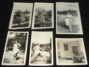 LQQK 6 originali vintage anni 40 ALCUNE SEXY OLD SCHOOL GIRLS NEXT DOOR #33 - Foto 1 di 5