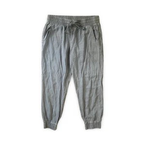 Cloth & Stone Anthropologie Jogger Pants Women's Small Gray Pockets Drawstring - Picture 1 of 8