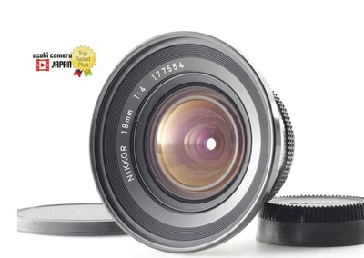 [Top COMO NUEVO con tapas] Nikon Ai Nikkor 18mm f4 MF lente gran angular... - Imagen 1 de 4