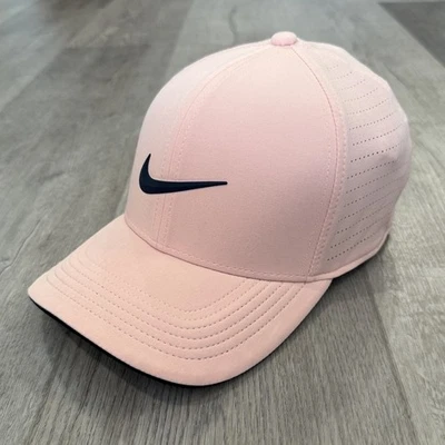Nike Golf Light Salmon Aerobill Classic 99 Performance Fitted Cap Hat - S/M - Image 1 of 4