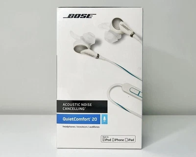 B.o.s.e QuietComfort 20 Earbuds QC20 Noise Cancelling Headphones For iOS Android - Image 1 of 4