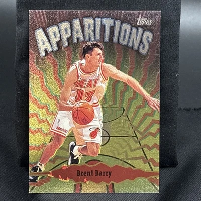1998 TOPPS CHROME BRENT BARRY A3 MINT APPARITIONS BASKETBALL CHICAGO BULLS - Image 1 of 4
