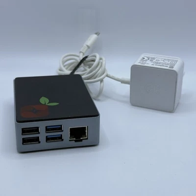 Raspberry Pi 4 Model B 4GB with Flirc Case, Power Supply and 32GB SD card - Image 1 of 4