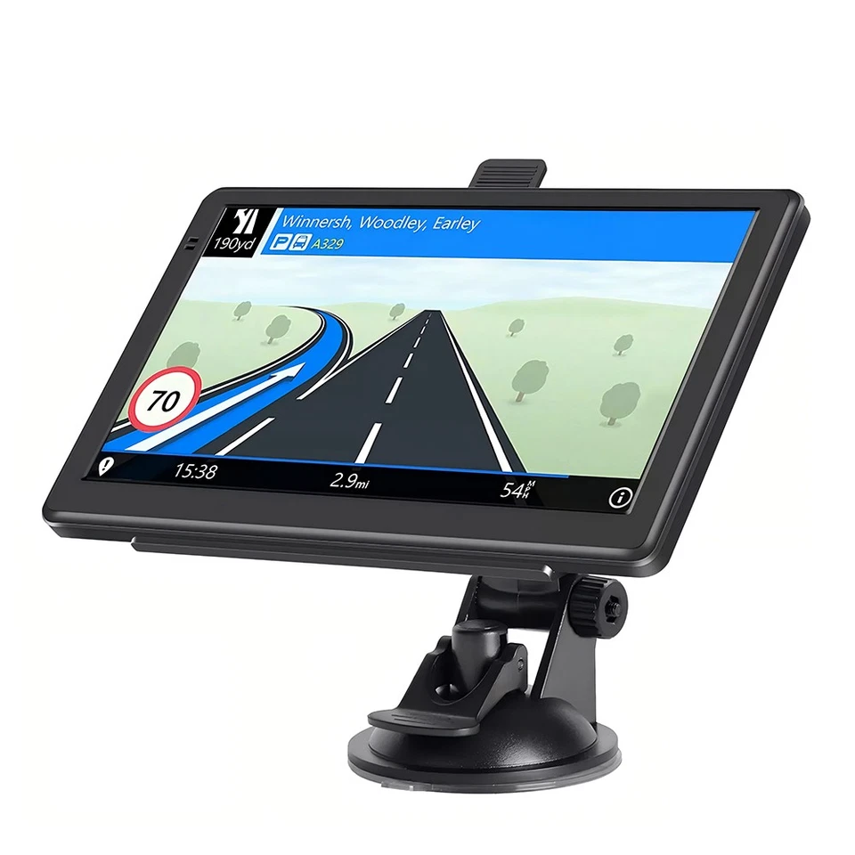7 Zoll GPS Navi Navigation für Auto LKW PKW Navigationsgerät 8GB EU Karte 2025 = - Bild 1 von 4