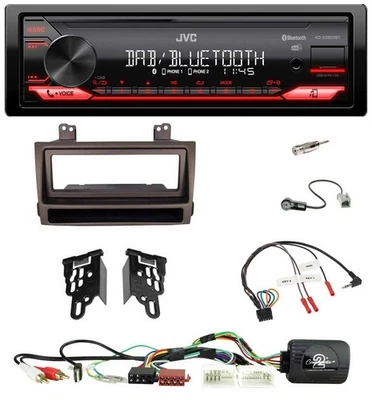 JVC Bluetooth USB DAB Lenkrad Autoradio für Hyundai Sonata 09-14 braun - Bild 1 von 4