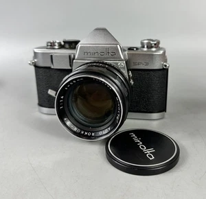 Minolta SR-3 analoge Spiegelreflexkamera 35 mm mit Objektiv 58 mm f/1,4 - Bild 1 von 17