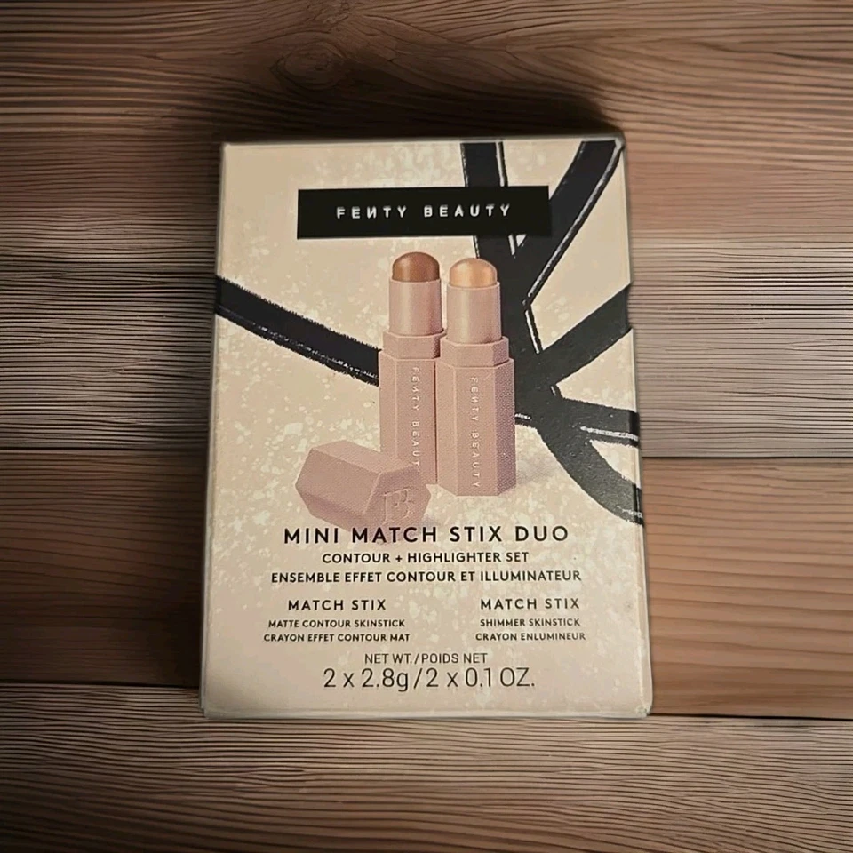 Fenty Beauty Mini Match Stix Duo Contour And Highlighter Set 2x0.1 Oz New - Image 1 of 1
