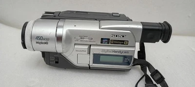 Sony Handycam DCR-TRV120 Hi8 Digital-8 Video Camcorder  PARTS/REPAIR  READ - Image 1 of 4