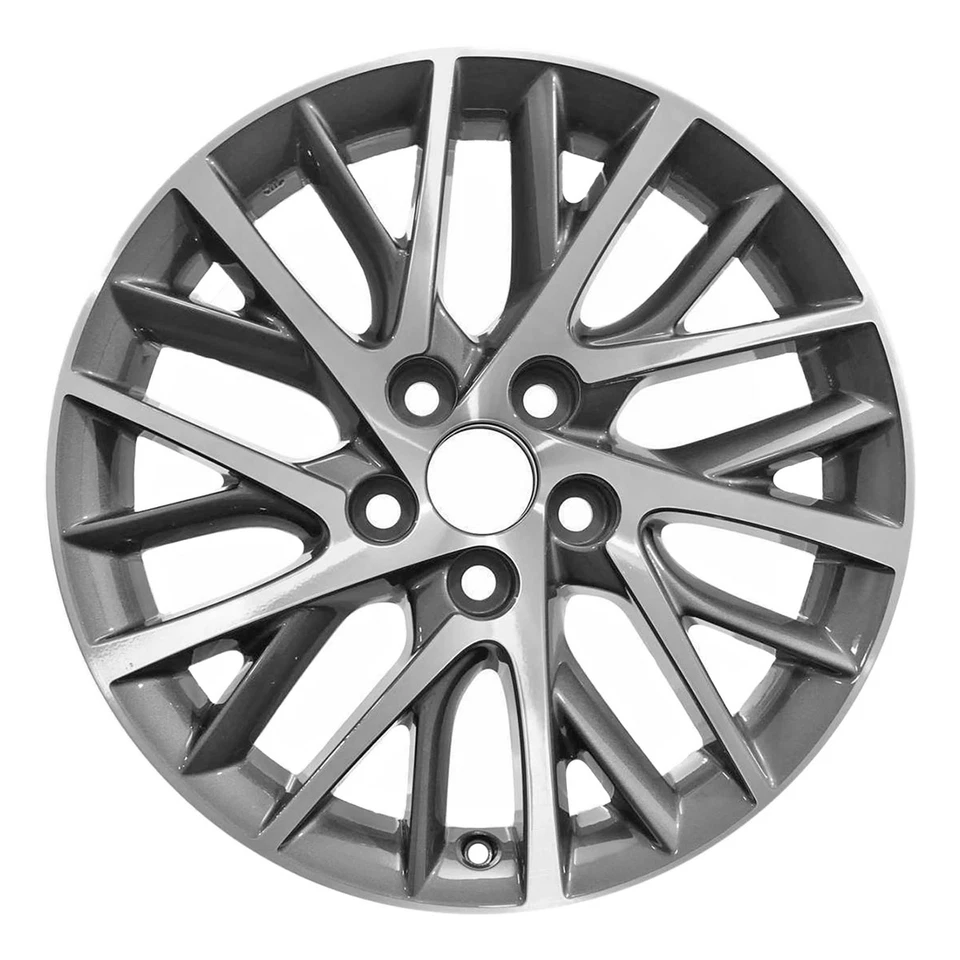 Refurbished 17x7 Machined Dark Charcoal Metallic Wheel for 2016-2018 Lexus ES350 - Image 1 of 1