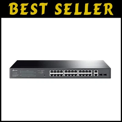 Easy Smart Switch - 24 PoE+ Ports, 2 SFP Slots - Image 1 of 4