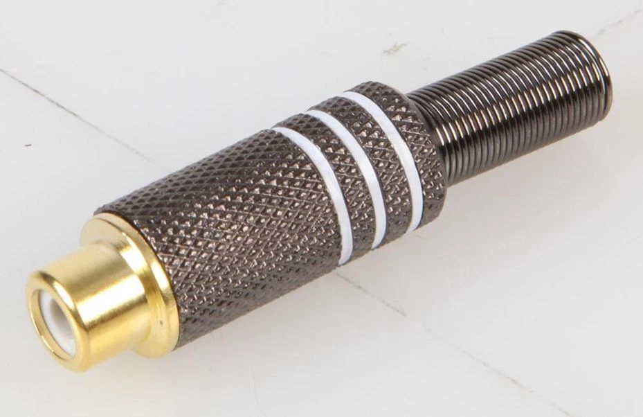 PRO SIGNAL - RCA Phono Socket, Black / White - Image 1 of 1