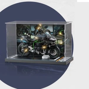 For 1:12 Car Motorcycles Parking Display Case Wooden Dustproof Protective CasemO - Picture 1 of 11