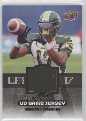 2014 Upper Deck CFL UD Game Jersey Shamawd Chambers #GJ-SC - Image 1 of 2