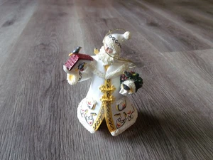 COLLECTIBLE ASHLEY DRAKE MORE THE MERRIER SANTA FEATHERED FRIENDS ORNAMENT - Picture 1 of 3