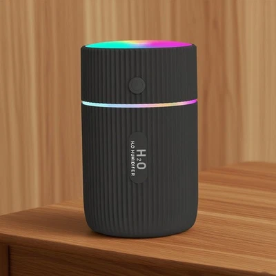 Humidificador Nano Mist con lámpara de atmósfera colorida blanca Foto 1 de 4