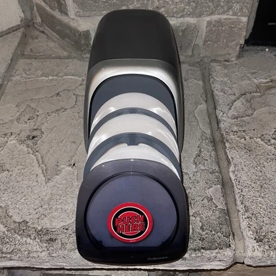 Estuche de almacenamiento de DVD/CD Fellows de 60 discos con soporte retráctil abierto a empujar Foto 1 de 4