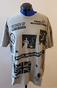 RARE PAUL MCCARTNEY FRESH UP TOUR SHIRT JAPAN 2018-19 NEW 2XL (L12) - Picture 1 of 10