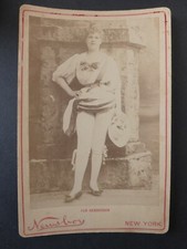 Antique 1890's Newsboy Burlesque Cabinet Photos N566 #79 Flo Henderson