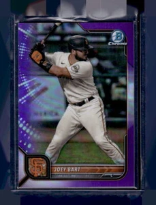 Bowman 2022 cromo #65 Joey Bart refractor púrpura #/250 - Imagen 1 de 2