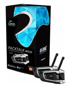 Cardo Packtalk Bold Duo - MotorBike Helmet Comms System - 12 Month Warranty - Picture 1 of 10