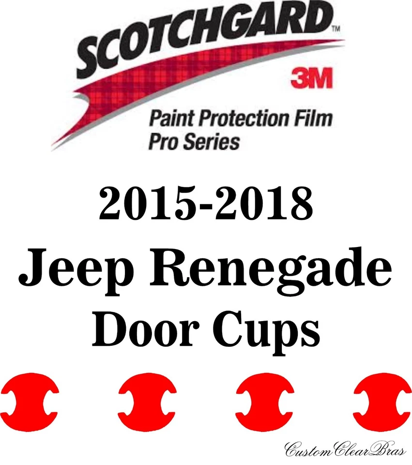 Película de protección de pintura 3M Scotchgard serie Pro 2015 2016 2017 2018 Jeep Renegade Foto 1 de 3