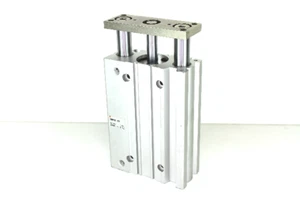 SMC MGPM40-125Z Compact Pneumatic Guide Cylinder w/ Slide Bearing, 40mm Bore, 12 - Picture 1 of 4
