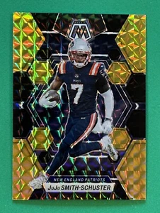 JuJu Smith-Schuster 2023 Mosaic Football Black & Gold Fusion PATRIOTS /8 SSP - Picture 1 of 2
