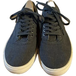 SeaVees Hermosa Plimsoll Men's charcoal gray Sneakers Size 9.5 Casual Lace Up - Picture 1 of 7