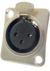 PROCRAFT PXLRFP "D" Typ Panelmontage XLRF-Stecker mit Nickelgehäuse - Bild 1 von 1