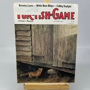 Vintage Pelz Fisch Spiel Magazin Oktober 1987 Artikel Werbung Deko - Bild 1 von 3