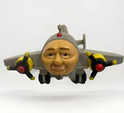 vtg Jay Jay The Jet Plane Big Jake Wooden Toy Action Figure Airplane Gray 2003 - Image 1 of 4