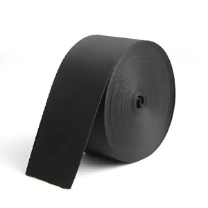 2 Zoll breit 10 Yards schwarz Nylon Gurtband Gurt Polypropylen schwere Riemen - Bild 1 von 5