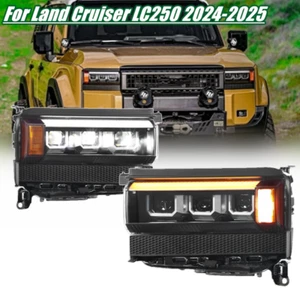 Pair LED Headlight Front Lamp Assembly For Land Cruiser Prado LC250 2024-2025 - Foto 1 di 11