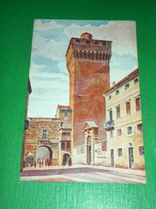 Cartolina Vicenza - Il Torrione di Porta Castello 1915. - Foto 1 di 1