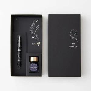 NEW SAILOR × Ca Crea Professional Gear Slim Starry Sky Limited Set EF with BOX - Picture 1 of 7