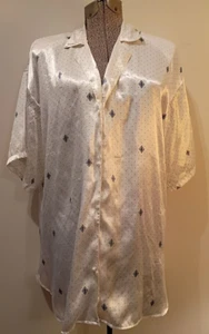 Victoria's Secret Vintage Gold Label Satin Sleep Shirt Sz M Lingerie READ - Picture 1 of 9