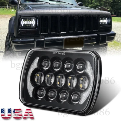 7x6 5x7'' LED Headlight Sealed Beam For Dodge W150 W250 D150 D250 1981-93 Truck - Image 1 of 4