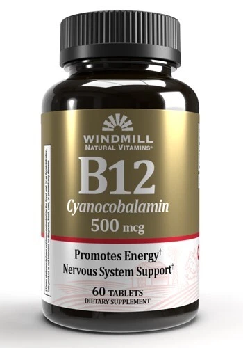 Windmill Vitamin B-12 500 Mcg Tablets 60 TB