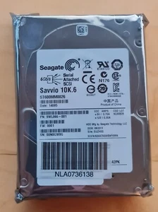 600GB SAS 6G 10k 64MB 2.5" Seagate Savvio 10K.6 SED ST600MM0026 HDD Dell HP EMC - Picture 1 of 20